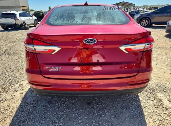 3FA6P0G77LR230525 2020 FORD FUSION Burgundy Widok z tyłu