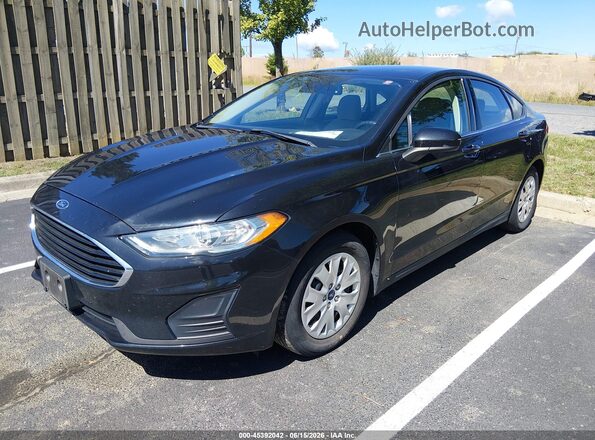 3FA6P0G77LR233277 2020 FORD FUSION Black Առջևի ձախ երեք քառորդ տեսարան
