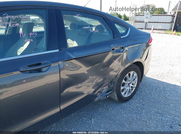 3FA6P0G78JR150177 2018 FORD FUSION Серый Вид спереди