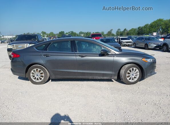 3FA6P0G78JR150177 2018 FORD FUSION Серый Вид задней части салона