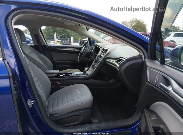 3FA6P0G79GR139925 2016 FORD FUSION Blue Vista interior delantera