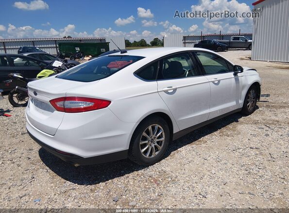 3FA6P0G79GR389200 2016 FORD FUSION Белый Задняя правая четверть