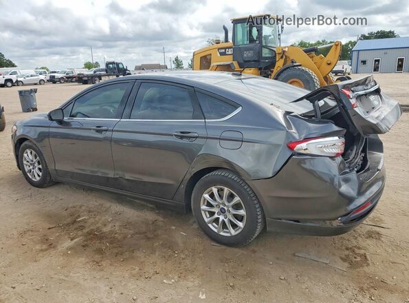 3FA6P0G79JR104048 2018 FORD FUSION Gray Rear left