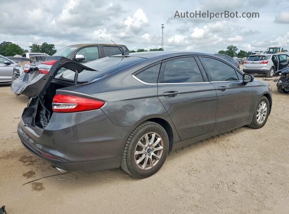 3FA6P0G79JR104048 2018 FORD FUSION Gray Rear right