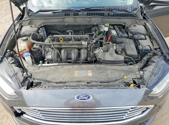 3FA6P0G79JR104048 2018 FORD FUSION Gray Rear interior view