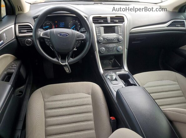 3FA6P0G79JR104048 2018 FORD FUSION Gray Dashboard view