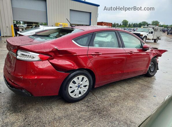 3FA6P0G79KR163909 2019 FORD FUSION Red Trasero derecho