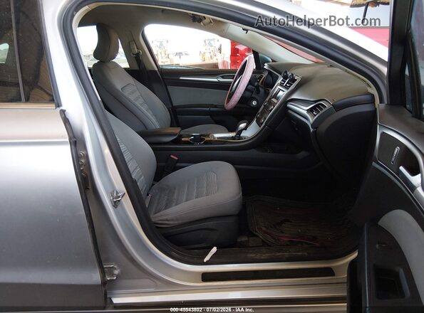 3FA6P0G7XGR214812 2016 FORD FUSION Silver Widok wnętrza z przodu