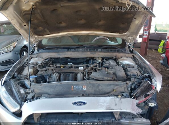 3FA6P0G7XGR214812 2016 FORD FUSION Silver Widok z tyłu