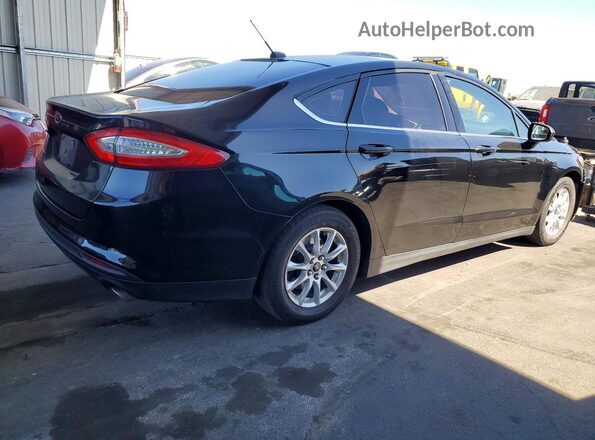 3FA6P0G7XGR216382 2016 FORD FUSION Black Tył prawy
