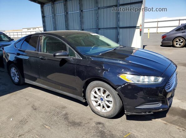 3FA6P0G7XGR216382 2016 FORD FUSION Black Przód prawy