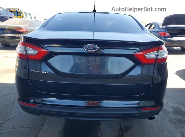 3FA6P0G7XGR216382 2016 FORD FUSION Black Widok z tyłu