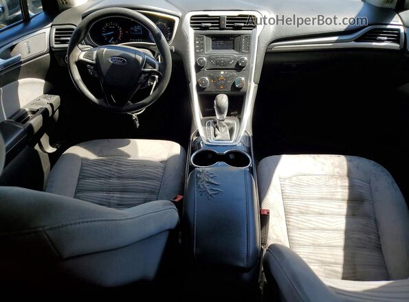 3FA6P0G7XGR216382 2016 FORD FUSION Black Widok deski rozdzielczej