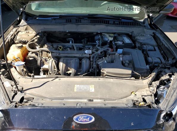 3FA6P0G7XGR216382 2016 FORD FUSION Black Widok wnętrza z tyłu