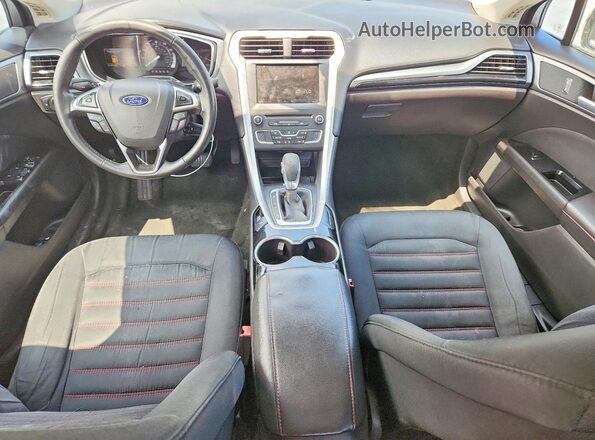 3FA6P0H70GR143229 2016 FORD FUSION White Widok deski rozdzielczej