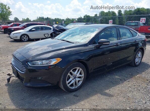 3FA6P0H70GR201758 2016 FORD FUSION Black წინა მარცხენა ხედი სამი მეოთხედიდან