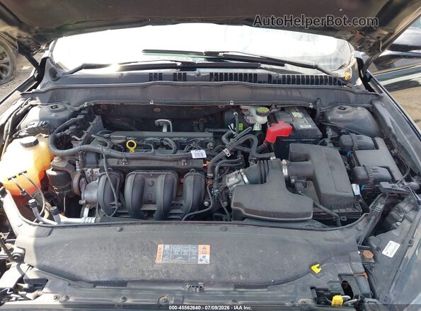 3FA6P0H70GR201758 2016 FORD FUSION Black უკანა ხედი