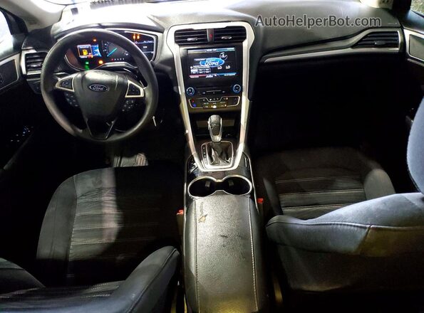 3FA6P0H70GR314562 2016 FORD FUSION Black Vista del salpicadero
