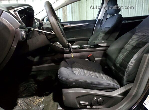 3FA6P0H70GR314562 2016 FORD FUSION Black Vista interior delantera