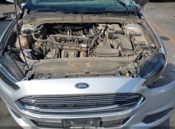 3FA6P0H70GR341440 2016 FORD FUSION Silver Rear view