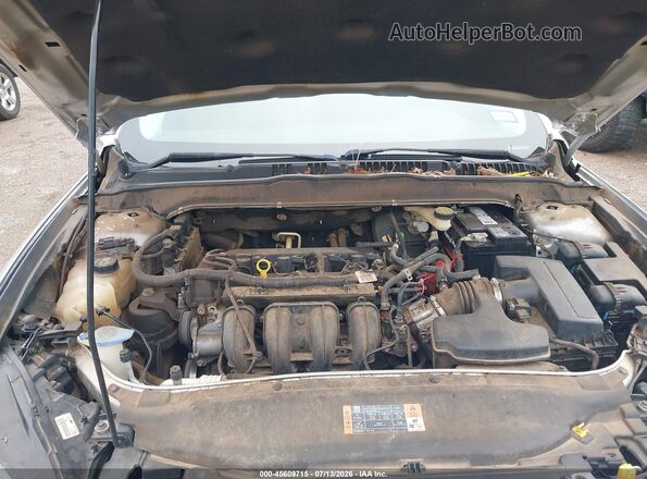 3FA6P0H70GR345794 2016 FORD FUSION Silver Вид ззаду