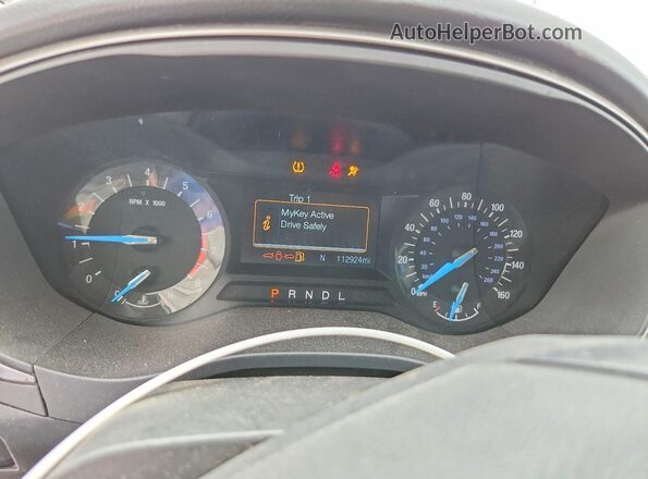 3FA6P0H70HR108711 2017 FORD FUSION Blue ხელსაწყოთა პანელის ხედი