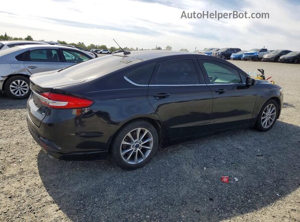 3FA6P0H70HR110751 2017 FORD FUSION Black Հետևի աջ