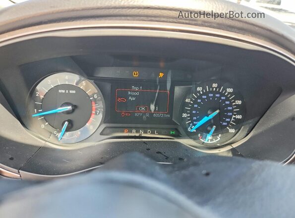 3FA6P0H70HR192819 2017 FORD FUSION White Vista del cuadro de instrumentos