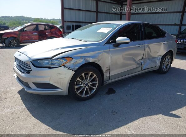 3FA6P0H70HR227892 2017 FORD FUSION Silver Առջևի ձախ երեք քառորդ տեսարան
