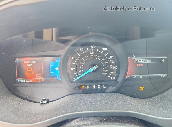 3FA6P0H70JR114675 2018 FORD FUSION Бежевый Вид щитка приборов