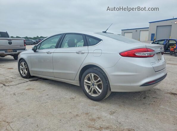 3FA6P0H70JR136028 2018 FORD FUSION Silver Tył lewy
