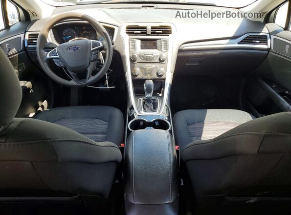 3FA6P0H71GR125869 2016 FORD FUSION White Widok deski rozdzielczej