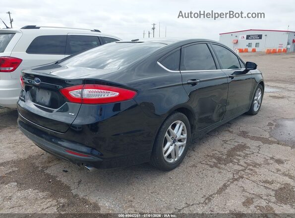 3FA6P0H71GR193167 2016 FORD FUSION Black Tył prawy