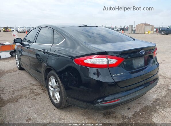 3FA6P0H71GR193167 2016 FORD FUSION Black Tył lewy