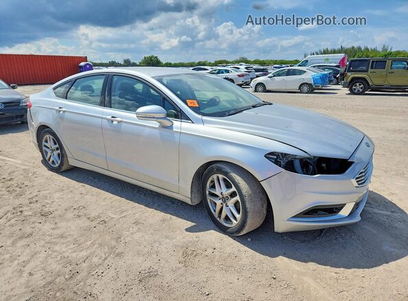 3FA6P0H71GR223249 2016 FORD FUSION Серебряный Передняя правая четверть