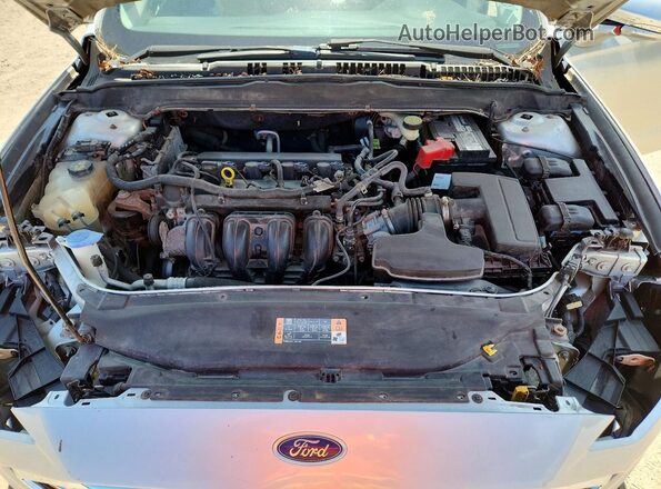 3FA6P0H71GR223249 2016 FORD FUSION Серебряный Вид задней части салона