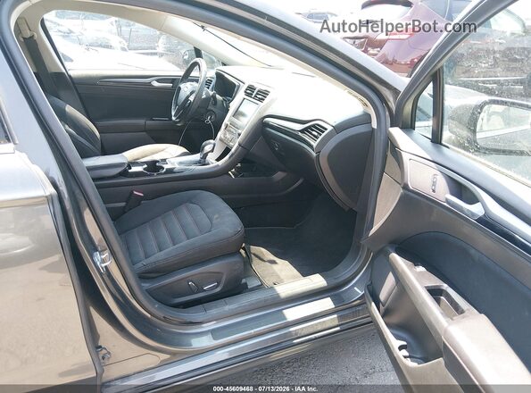 3FA6P0H71GR225261 2016 FORD FUSION Gray Widok wnętrza z przodu
