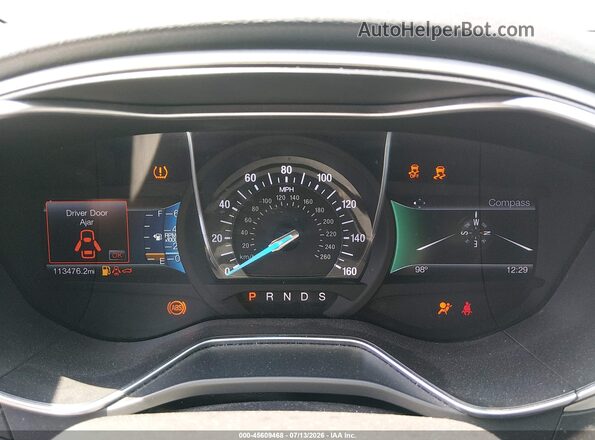 3FA6P0H71GR225261 2016 FORD FUSION Gray Widok tylnych siedzeń