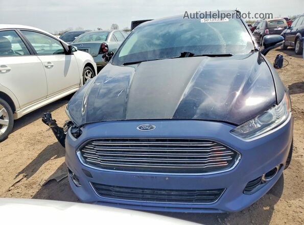 3FA6P0H71GR238396 2016 FORD FUSION Black Front view