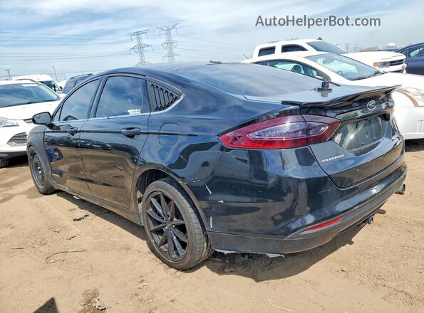3FA6P0H71GR238396 2016 FORD FUSION Black Rear left