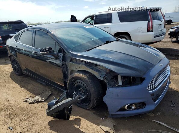 3FA6P0H71GR238396 2016 FORD FUSION Black Front right