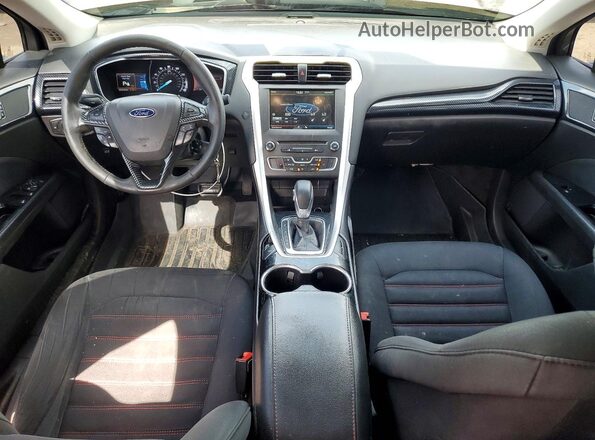 3FA6P0H71GR238396 2016 FORD FUSION Black Dashboard view