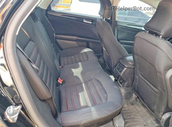 3FA6P0H71GR238396 2016 FORD FUSION Black Rear seats view