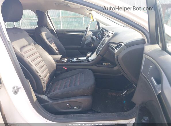 3FA6P0H71GR347442 2016 FORD FUSION Белый Вид салона спереди