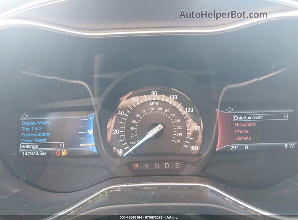 3FA6P0H71GR347442 2016 FORD FUSION Белый Вид задних сидений