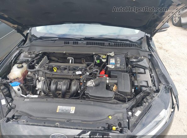 3FA6P0H71GR395796 2016 FORD FUSION Black უკანა ხედი