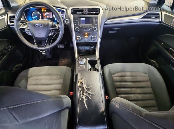 3FA6P0H71HR136632 2017 FORD FUSION Gray Dashboard view