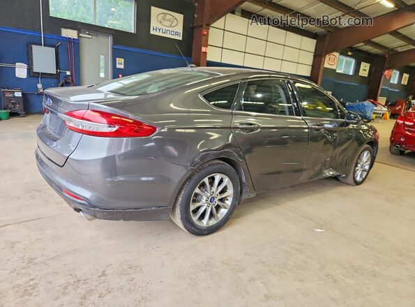 3FA6P0H71HR136632 2017 FORD FUSION Gray Rear right