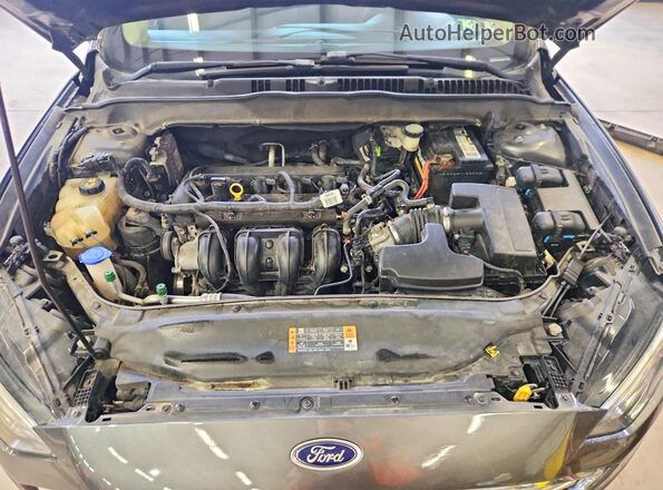 3FA6P0H71HR136632 2017 FORD FUSION Gray Rear interior view
