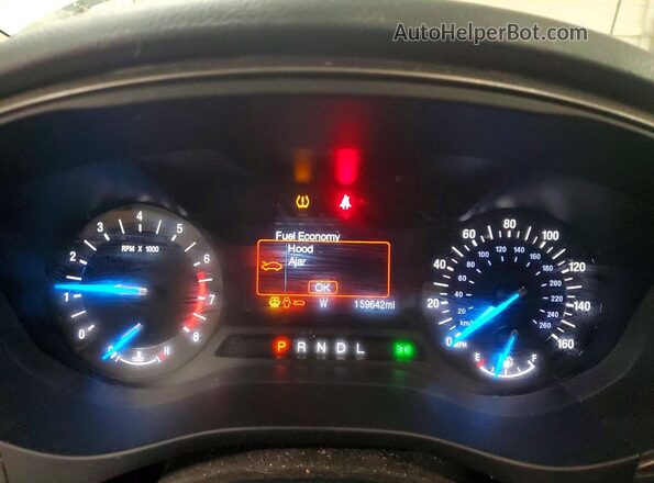 3FA6P0H71HR218943 2017 FORD FUSION Белый Вид щитка приборов